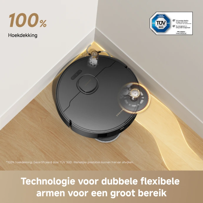 Flexibele armen voor een groter bereik